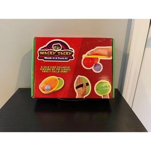 KELZ KIDZ Wacky Tacky Toss+Catch Sticky Balls and Paddle